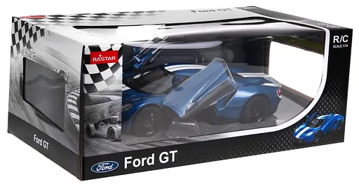 Машинка Ford GT синій RASTAR модель 1:14 Автомобіль на дистанційному керуванні + пульт 2,4 ГГц - фото 8