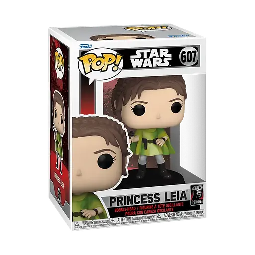 Коллекционная фигурка Funko Pop Фанко Поп Звёздные войны Принцесса Лея Star Wars Princess Leia 10 см FP SW - фото 3
