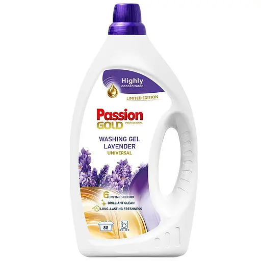 Гель для стирки Passion Gold Lavander Лаванда универсальный 88 стирок 3.52 л