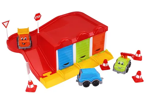 Набор с машинками "Паркинг" 8584 Технок, в коробке (4823037608584) - фото 1