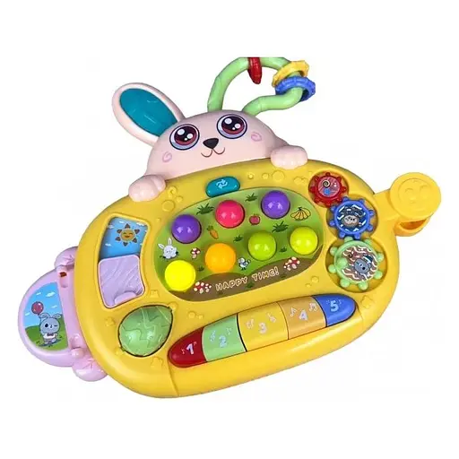 Развивающая музыкальная игрушка WToys Зайчик-развивайчик (укр.)