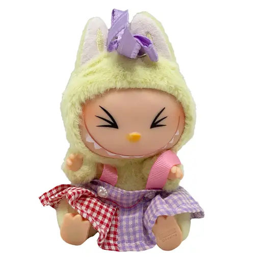 Дитяча м'яка іграшка-брелок The Monsters Labubu Labubu14 в асортименті - фото 4