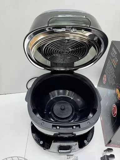 Смарт-аэрофритюрница с функцией вращения на 18 программ Zepline ZP-140, 10 л 4000 Вт - фото 8