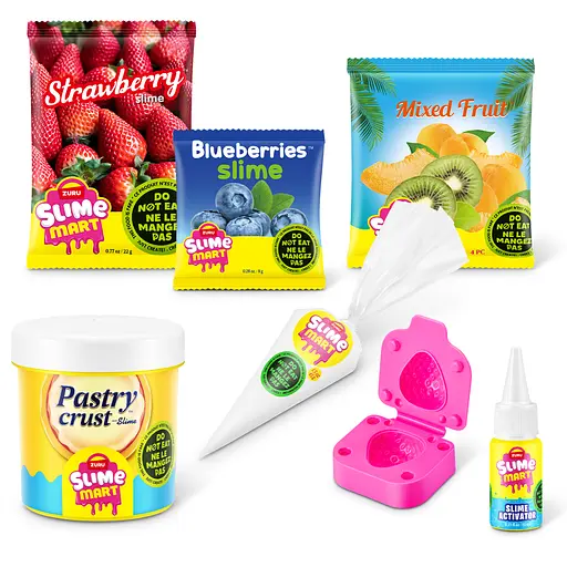 Игровой набор со слаймами Slime Mart Shopping Bag – Фруктовый тарт (15901E) - фото 4