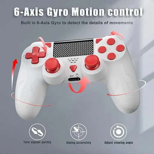 Беспроводной контроллер Bonacell для геймпада Ps-4 с 6-осевым датчиком движения Turbo Touch Pad - фото 6