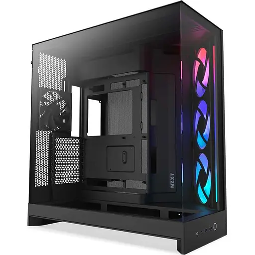 Корпус NZXT H9 Flow RGB Tempered Glass без БП Black (CM-H92FB-R1) - фото 1