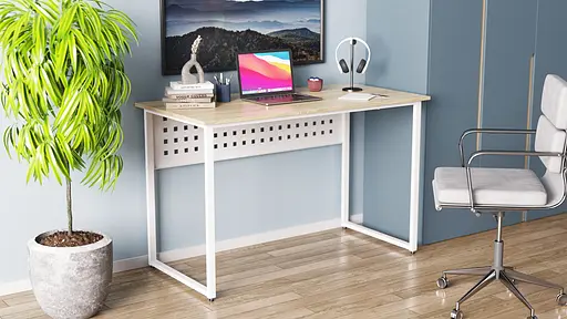 Комп'ютерний стіл Ferrum-decor Майк 75x100x70 білий ДСП Дуб Сонома 16мм (FRD-101328) - фото 2