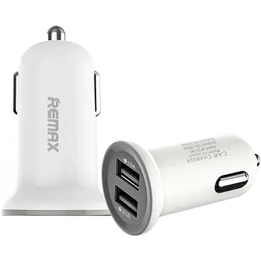 Адаптер автомобильный REMAX Mini RCC-201 2USB, 2.1A - фото 1