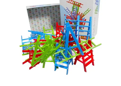 Настільна гра Trefl Стільчики. Вищий Рівень: Драбини (Mistakos Level Up) (укр.) (01845) - фото 3