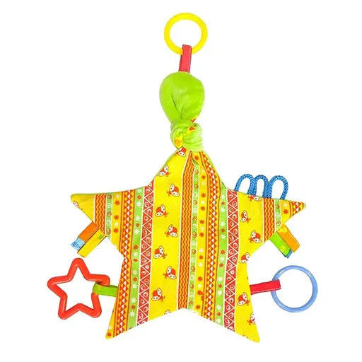 Забавка-подвеска "Звездочка с кольцами" МС 030602-02(Green)