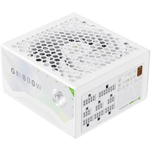 Блок живлення GameMax 800W GM 800B Fully Modular White (GM 800B WH Fully-modular New) - фото 1