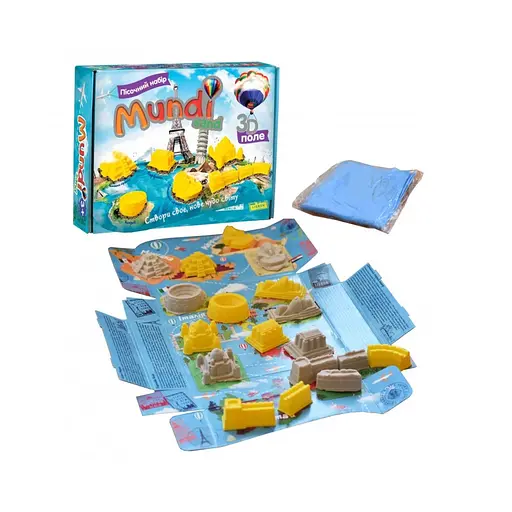 Набор для творчества "Mundi sand" Strateg 39000, 9 формочек - фото 2