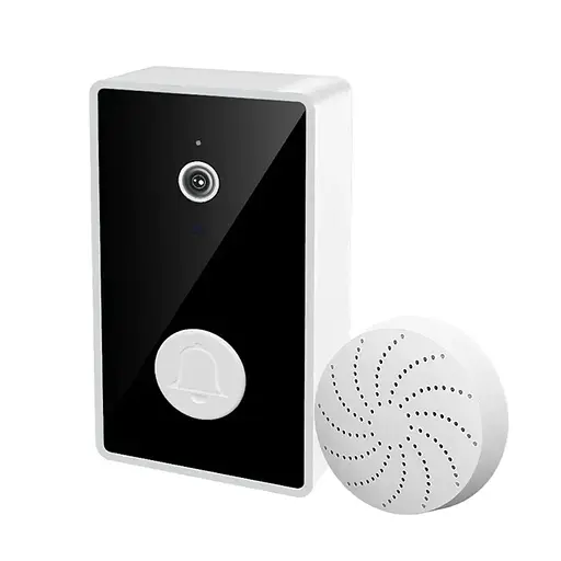 Видеодомофон Wifi на батареях ААА с отдельным беспроводным USB-звонком Nectronix YE-B-01