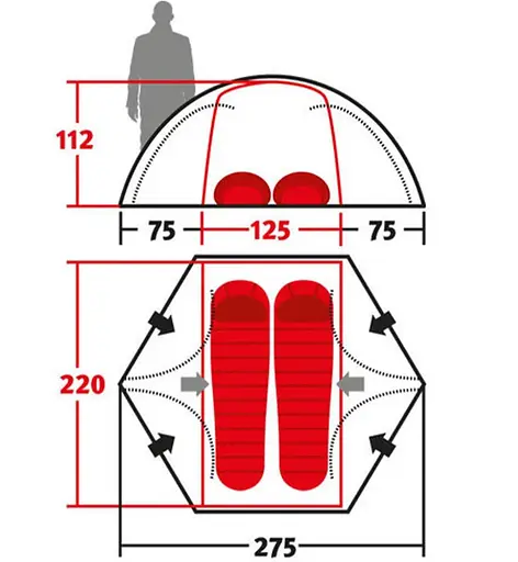 Намет Wechsel Forum 4 2 UL Green (231082) (DAS302754) - фото 7