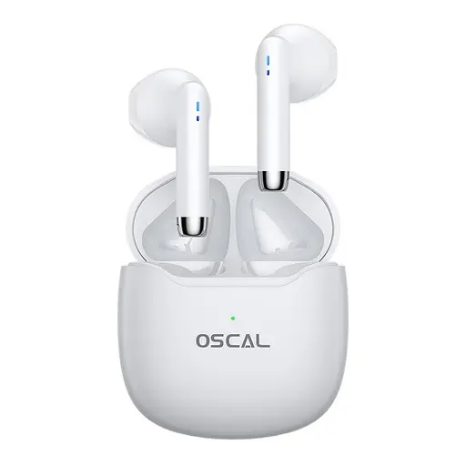 Навушники бездротові Oscal HiBuds 5 білі - фото 2