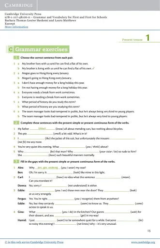 Cambridge Grammar and Vocabulary for First and First for Schools with Answers and Downloadable Audio - фото 5