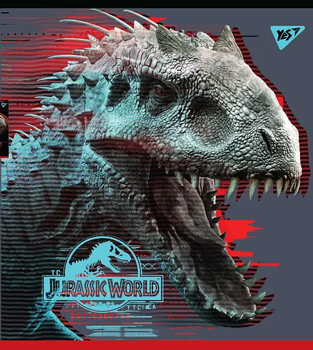 Набір зошитів Yes Jurassic world Science gone wrong А5 в клітинку 18 аркушів 10 шт. (765317) - фото 1