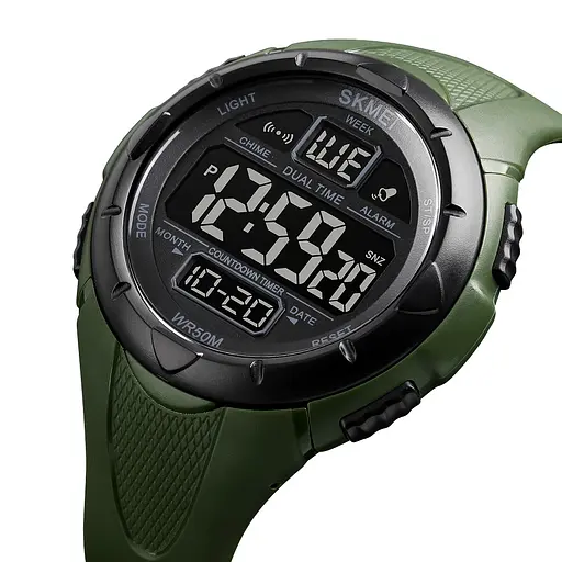 Наручний годинник чоловічий 1656GN Green Skmei acs0030643 - фото 2