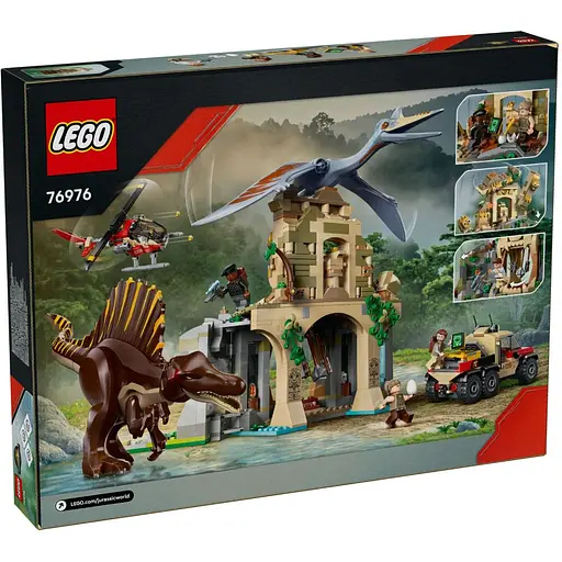 Конструктор LEGO Jurassic World Повітряна місія зі спинозавром і кетцалькоатлем 984 деталі (76976) - фото 8