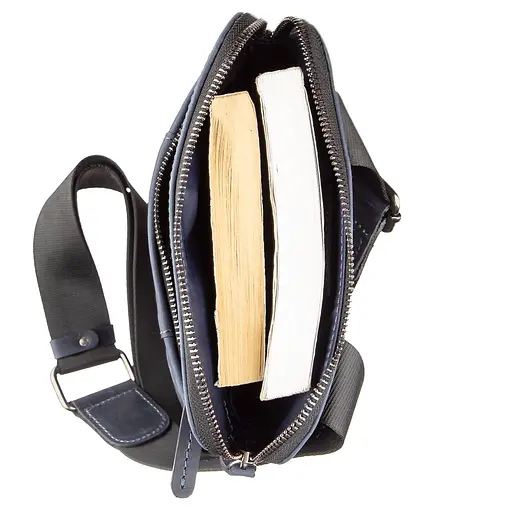 Сумка кожаная мужская SHVIGEL 20,5х26х2 см sum0012647 - фото 4