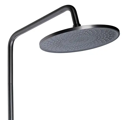 Душевая система универсальная Qtap Vlasta New Gunmetal Black PVD с изливом QTVLA111GMB45651 - фото 5