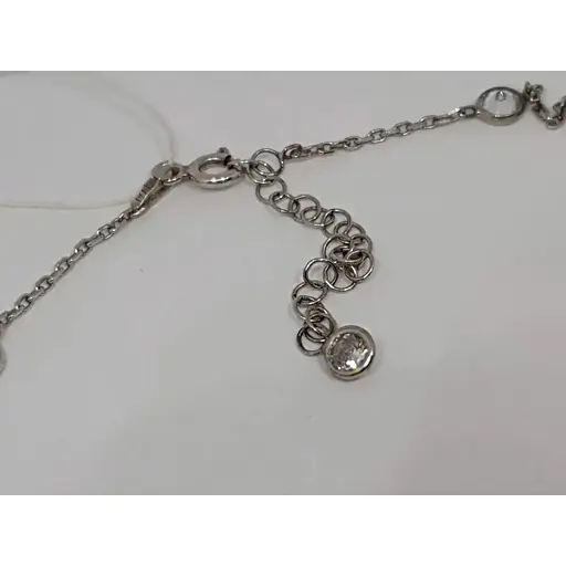 Серебряное колье Диама с фианитами. Артикул 51011115033 - фото 4