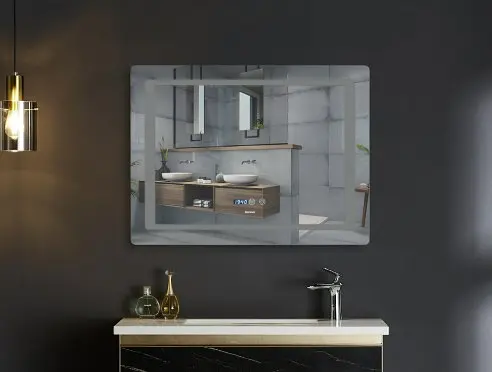 Дзеркало Mixxus Style MR03-70x50 (годинник, LED-підсвічування, антизапотівання) (MI6006) - фото 4