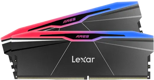 Оперативная память Lexar 32GB (2x16GB) DDR5 6000MHz Ares RGB Gen.2 Black (LD5U16G60C30BR-RGD) - фото 1