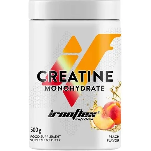 Креатин IronFlex Creatine Monohydrate 500 г Персик - фото 1