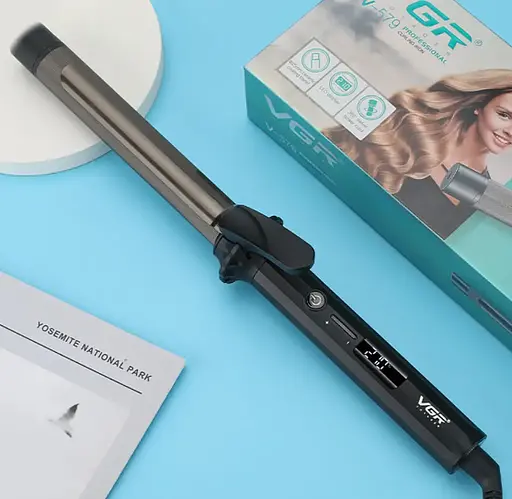 Плойка для волосся VGR V-579 з керамічним покриття 25 мм температурний діапазон 130-210 °C 50 Вт - фото 4