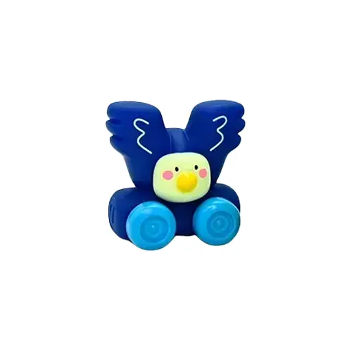 Машинка из резины Забавный английский алфавит, 624/26 шт. в коробке (В ассортименте)