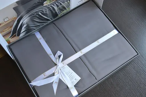 Постільна білизна Snazzy Anthracite Сатин First Choice pbe0051016 - фото 3