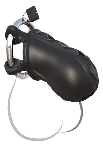 Пояс верности мужской Pipedream Fantasy C-Ring Hardcore Cock Blocker 9.5 см черный - фото 2