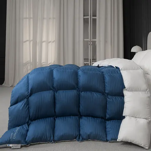 Ковдра пухова MirSon Valentino 031, полуторна, 205x140, блакитна (2200000003904)