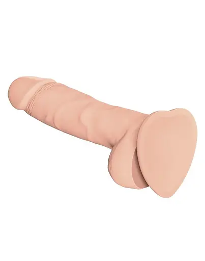 Реалістичний фалоімітатор Strap-On-Me SOFT REALISTIC DILDO Vanilla - Size L - фото 2