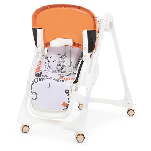 Стульчик для кормления Bambi M 5673-7 с принтом, экокожа White - фото 5