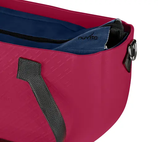 Сумка MyMia ручки кожа, малиново-черный Nuvita det0018690 - фото 5