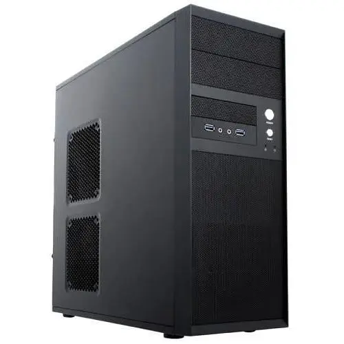 Корпус Chieftec iArena CQ-01B-U3-OP черный, без БП, Mid Tower, ATX/Micro ATX/Mini ITX, 2xUSB 3.0 - фото 1