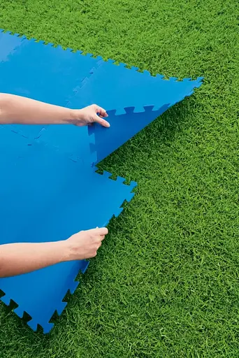 Килимок-пазли для підстилки басейну 58220, 50х50 см 8шт в комплекті - фото 6