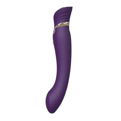 Вібратор Zalo Queen G-Spot Pulse Wave 21.5 см фіолетовий - фото 3