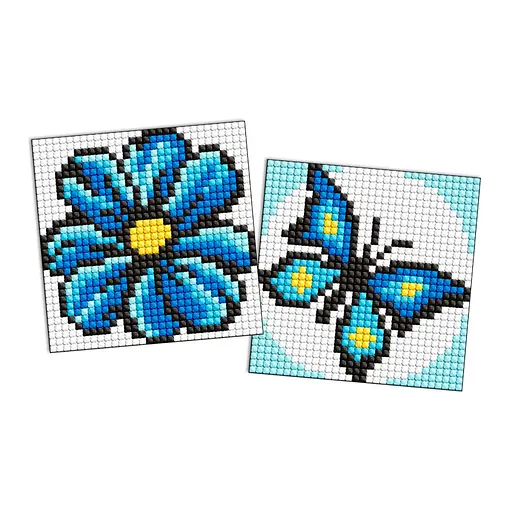 Алмазна мозаїка на магніті "Синій колір" Ідейка AMG1062, 9x9 см - фото 1