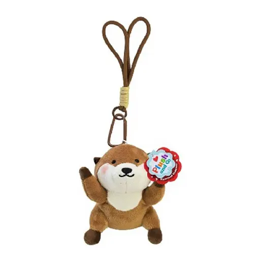 Мягкая игрушка-брелок "Выдреныш" Plush and Co PLC25004-4, 14х10х12 см - фото 1