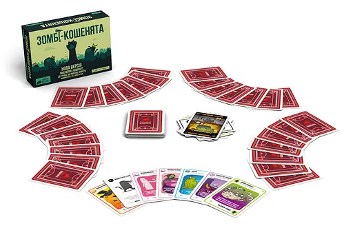 Взрывные котята Зомби котята Rozum - Настольная игра (R097UA) - фото 5