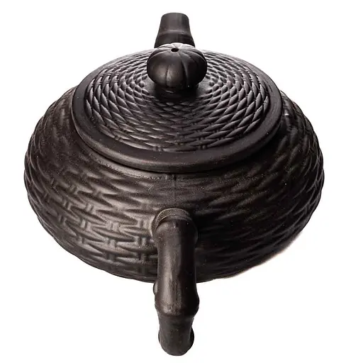 Иссинский чайник Ротанг, 550 мл - Черный - фото 11