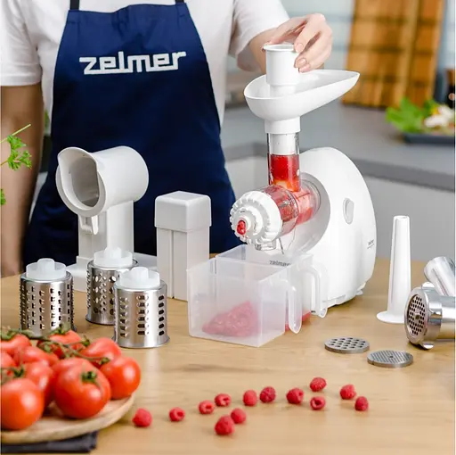 М`ясорубка ZELMER ZMM4050B шинковка, томатопрес - фото 7