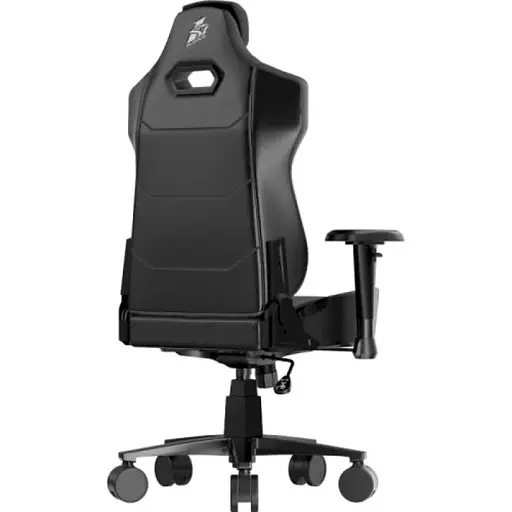 Игровое кресло 1stPlayer K3 Fabric Black, pu+ткань, максимально допустимая нагрузка 140 кг, регулируемая спинка с углом наклона до 150 градусов, увеличенная фактура, регулировка высоты подголовника - фото 6