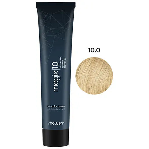 Фарба для волосся із низьким вмістом аміаку Mowan Megix10 10.0 екстра світлий блонд 100 мл - фото 1