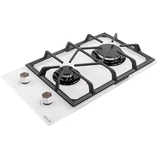 Поверхность газовая Domino на стекле Weilor GG 304 WH - фото 3