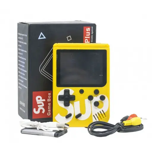 Ретро ігрова приставка c джойстиком Dendy Sup Retro Game Box with Controller 400 ігор (Yellow) [49954] - фото 4