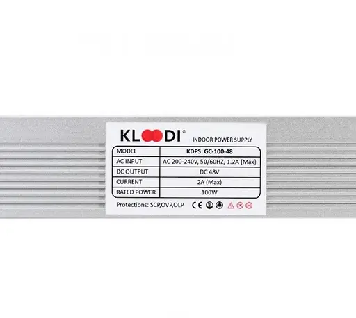 Блок живлення 100W 48V IP20 KLOODI KDPS-GC 100 48V - фото 2
